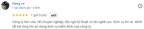 Công ty TNHH may mặc Fynex - Longfly đánh giá dịch vụ ICCI