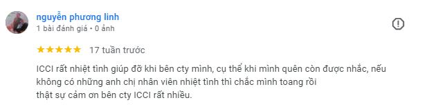 RK Resources đánh giá dịch vụ kiểm định ICCI